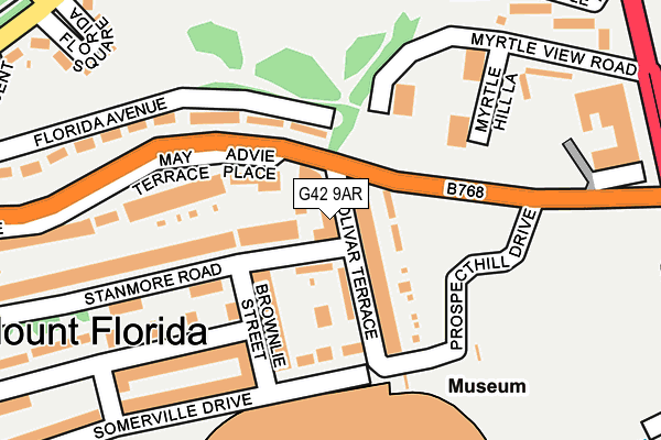 G42 9AR map - OS OpenMap – Local (Ordnance Survey) G42 9AR map - OS OpenMap – Local (Ordnance Survey)
