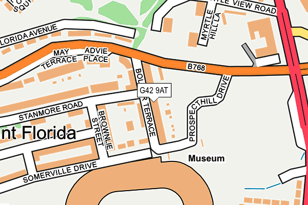 G42 9AT map - OS OpenMap – Local (Ordnance Survey) G42 9AT map - OS OpenMap – Local (Ordnance Survey)
