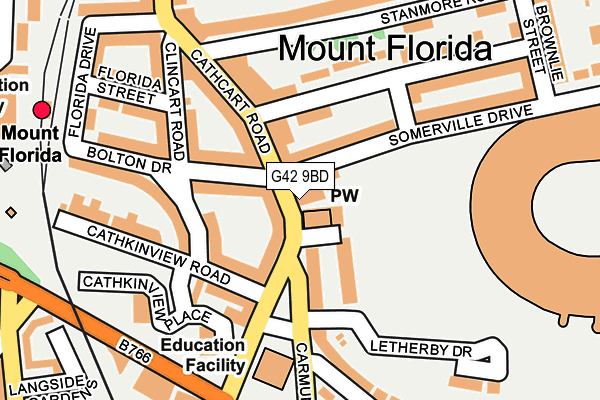 G42 9BD map - OS OpenMap – Local (Ordnance Survey) G42 9BD map - OS OpenMap – Local (Ordnance Survey)