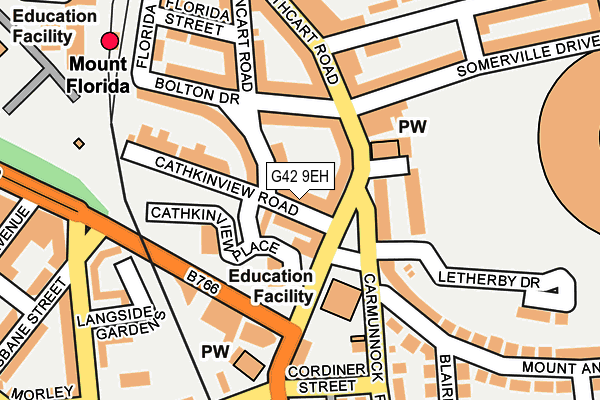 G42 9EH map - OS OpenMap – Local (Ordnance Survey) G42 9EH map - OS OpenMap – Local (Ordnance Survey)