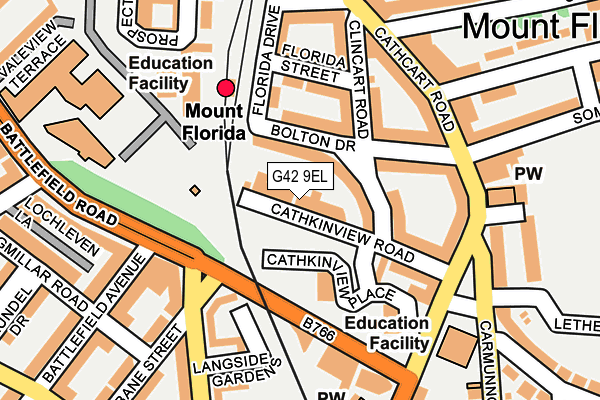 G42 9EL map - OS OpenMap – Local (Ordnance Survey) G42 9EL map - OS OpenMap – Local (Ordnance Survey)