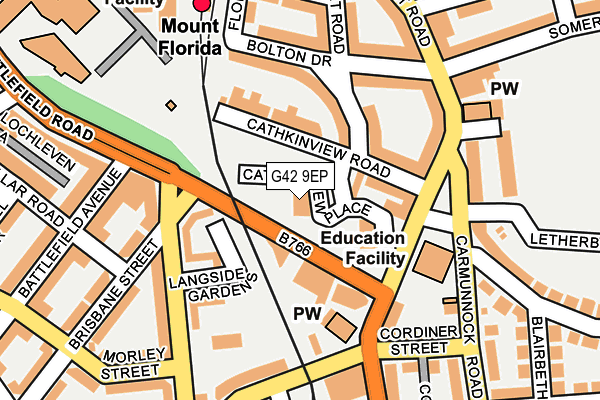 G42 9EP map - OS OpenMap – Local (Ordnance Survey) G42 9EP map - OS OpenMap – Local (Ordnance Survey)