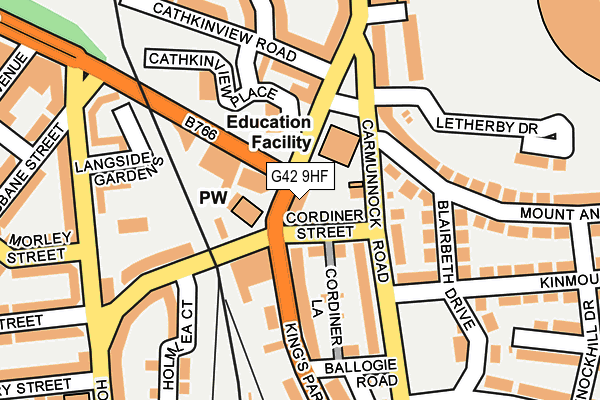 G42 9HF map - OS OpenMap – Local (Ordnance Survey) G42 9HF map - OS OpenMap – Local (Ordnance Survey)