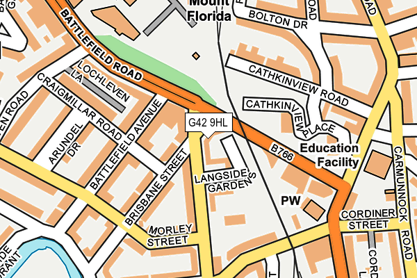 G42 9HL map - OS OpenMap – Local (Ordnance Survey) G42 9HL map - OS OpenMap – Local (Ordnance Survey)
