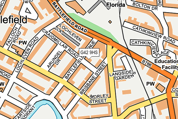 G42 9HS map - OS OpenMap – Local (Ordnance Survey) G42 9HS map - OS OpenMap – Local (Ordnance Survey)