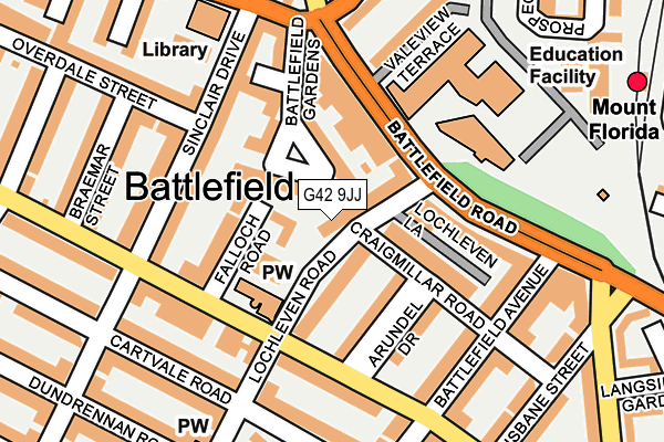 G42 9JJ map - OS OpenMap – Local (Ordnance Survey) G42 9JJ map - OS OpenMap – Local (Ordnance Survey)