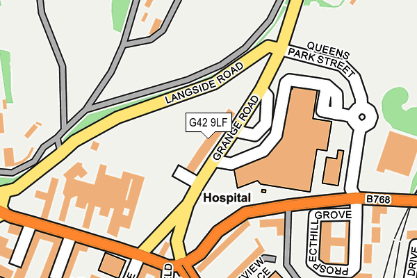 G42 9LF map - OS OpenMap – Local (Ordnance Survey) G42 9LF map - OS OpenMap – Local (Ordnance Survey)