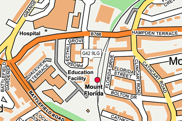 G42 9LG map - OS OpenMap – Local (Ordnance Survey) G42 9LG map - OS OpenMap – Local (Ordnance Survey)