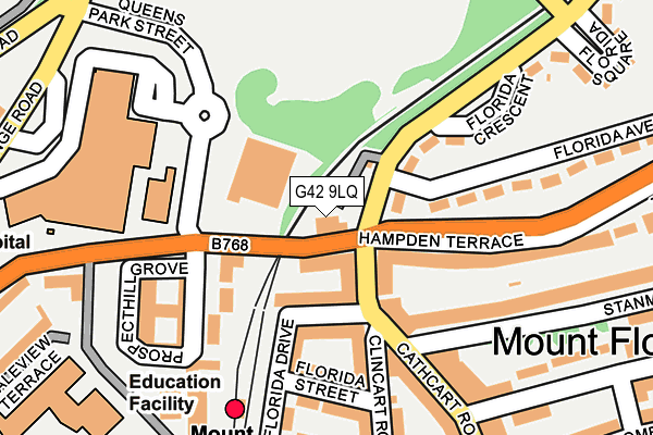 G42 9LQ map - OS OpenMap – Local (Ordnance Survey) G42 9LQ map - OS OpenMap – Local (Ordnance Survey)