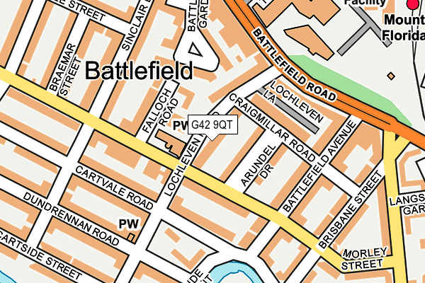G42 9QT map - OS OpenMap – Local (Ordnance Survey) G42 9QT map - OS OpenMap – Local (Ordnance Survey)