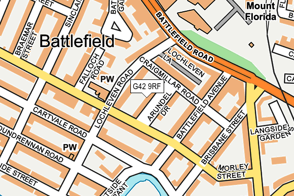 G42 9RF map - OS OpenMap – Local (Ordnance Survey) G42 9RF map - OS OpenMap – Local (Ordnance Survey)