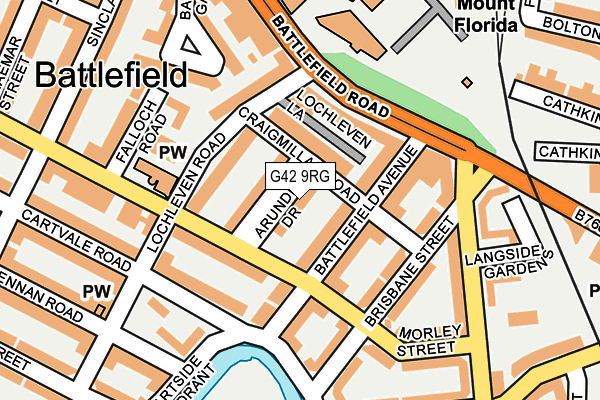 G42 9RG map - OS OpenMap – Local (Ordnance Survey) G42 9RG map - OS OpenMap – Local (Ordnance Survey)