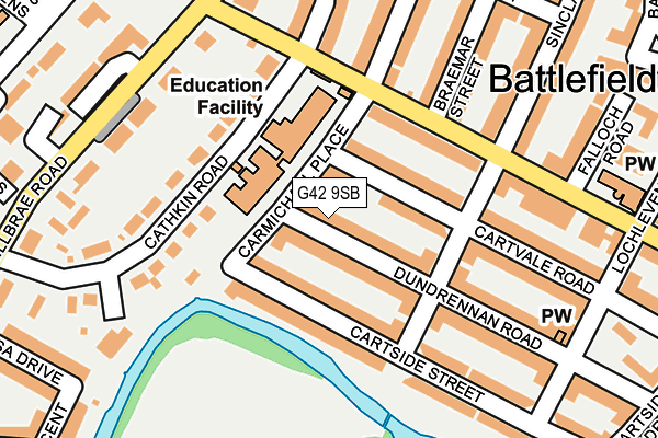 G42 9SB map - OS OpenMap – Local (Ordnance Survey) G42 9SB map - OS OpenMap – Local (Ordnance Survey)