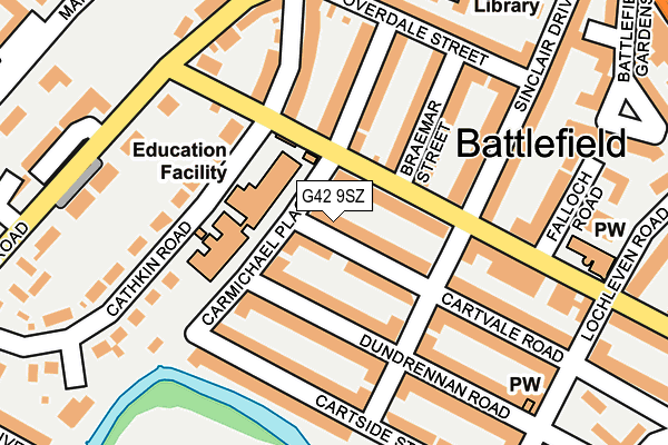 G42 9SZ map - OS OpenMap – Local (Ordnance Survey) G42 9SZ map - OS OpenMap – Local (Ordnance Survey)