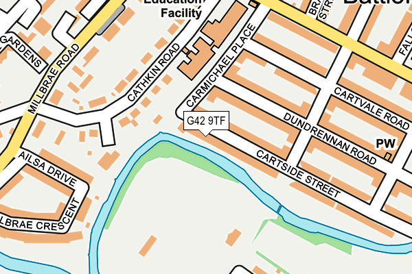 G42 9TF map - OS OpenMap – Local (Ordnance Survey) G42 9TF map - OS OpenMap – Local (Ordnance Survey)
