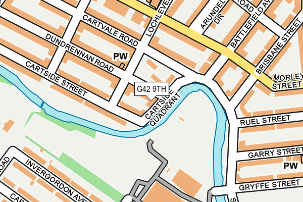 G42 9TH map - OS OpenMap – Local (Ordnance Survey) G42 9TH map - OS OpenMap – Local (Ordnance Survey)