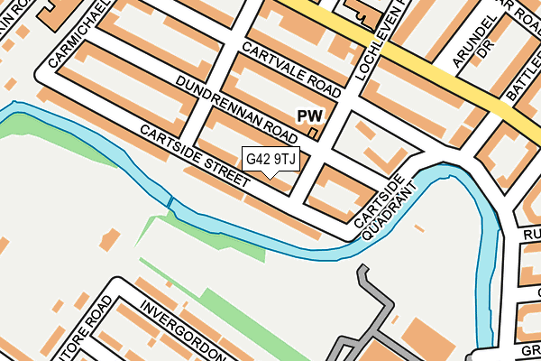 G42 9TJ map - OS OpenMap – Local (Ordnance Survey) G42 9TJ map - OS OpenMap – Local (Ordnance Survey)