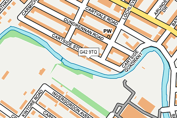 G42 9TQ map - OS OpenMap – Local (Ordnance Survey) G42 9TQ map - OS OpenMap – Local (Ordnance Survey)