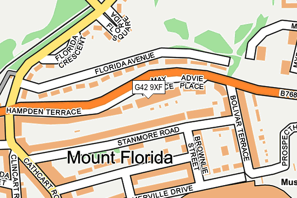 G42 9XF map - OS OpenMap – Local (Ordnance Survey) G42 9XF map - OS OpenMap – Local (Ordnance Survey)