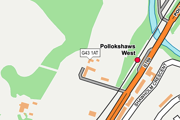G43 1AT map - OS OpenMap – Local (Ordnance Survey) G43 1AT map - OS OpenMap – Local (Ordnance Survey)