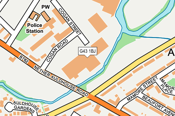 G43 1BJ map - OS OpenMap – Local (Ordnance Survey) G43 1BJ map - OS OpenMap – Local (Ordnance Survey)