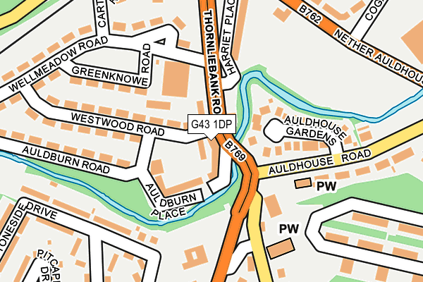 G43 1DP map - OS OpenMap – Local (Ordnance Survey) G43 1DP map - OS OpenMap – Local (Ordnance Survey)