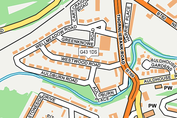 G43 1DS map - OS OpenMap – Local (Ordnance Survey) G43 1DS map - OS OpenMap – Local (Ordnance Survey)