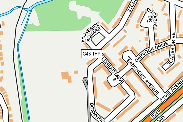 G43 1HP map - OS OpenMap – Local (Ordnance Survey) G43 1HP map - OS OpenMap – Local (Ordnance Survey)