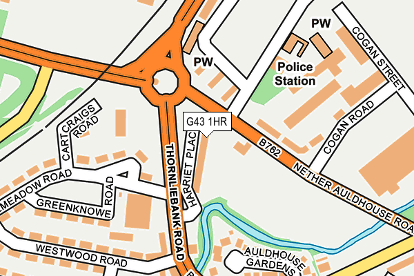 G43 1HR map - OS OpenMap – Local (Ordnance Survey) G43 1HR map - OS OpenMap – Local (Ordnance Survey)
