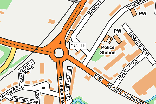 G43 1LH map - OS OpenMap – Local (Ordnance Survey) G43 1LH map - OS OpenMap – Local (Ordnance Survey)