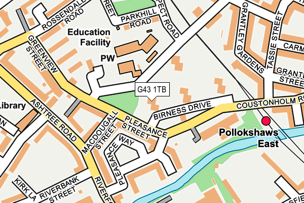 G43 1TB map - OS OpenMap – Local (Ordnance Survey) G43 1TB map - OS OpenMap – Local (Ordnance Survey)
