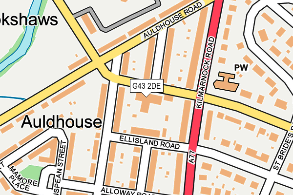 G43 2DE map - OS OpenMap – Local (Ordnance Survey) G43 2DE map - OS OpenMap – Local (Ordnance Survey)