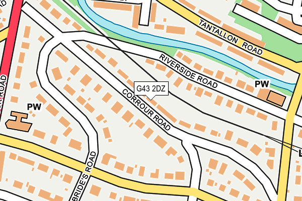 G43 2DZ map - OS OpenMap – Local (Ordnance Survey) G43 2DZ map - OS OpenMap – Local (Ordnance Survey)