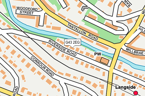 G43 2EG map - OS OpenMap – Local (Ordnance Survey) G43 2EG map - OS OpenMap – Local (Ordnance Survey)