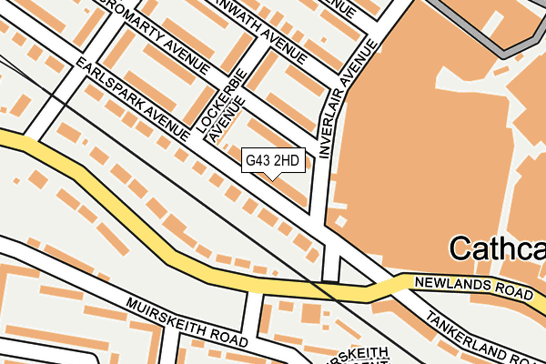 G43 2HD map - OS OpenMap – Local (Ordnance Survey) G43 2HD map - OS OpenMap – Local (Ordnance Survey)