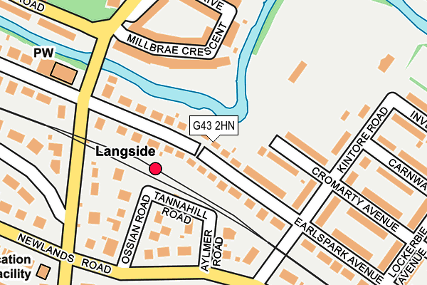 G43 2HN map - OS OpenMap – Local (Ordnance Survey) G43 2HN map - OS OpenMap – Local (Ordnance Survey)