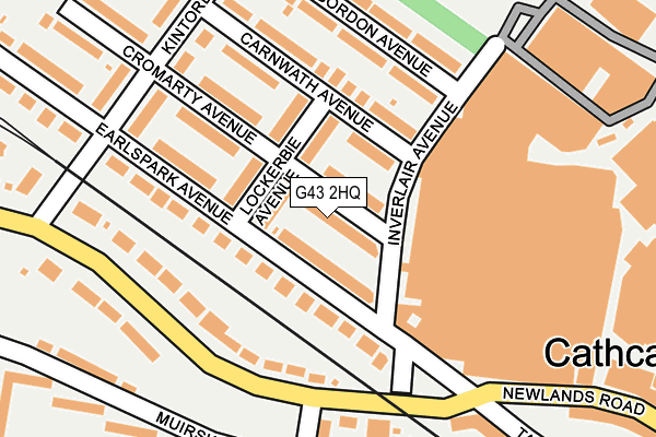 G43 2HQ map - OS OpenMap – Local (Ordnance Survey) G43 2HQ map - OS OpenMap – Local (Ordnance Survey)