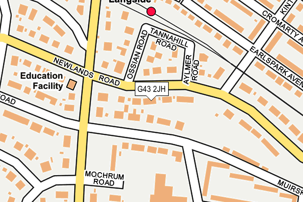 G43 2JH map - OS OpenMap – Local (Ordnance Survey) G43 2JH map - OS OpenMap – Local (Ordnance Survey)