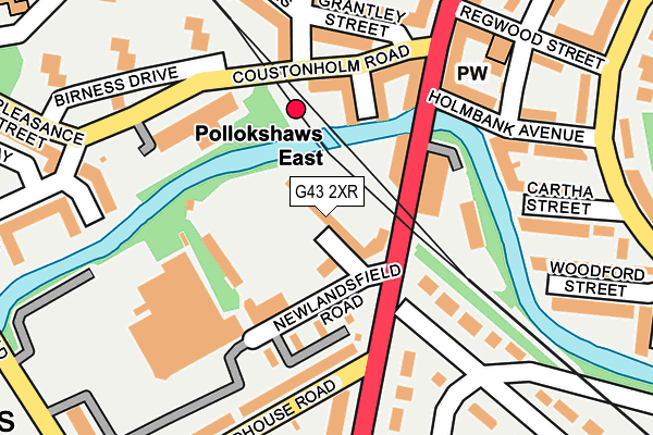 G43 2XR map - OS OpenMap – Local (Ordnance Survey) G43 2XR map - OS OpenMap – Local (Ordnance Survey)