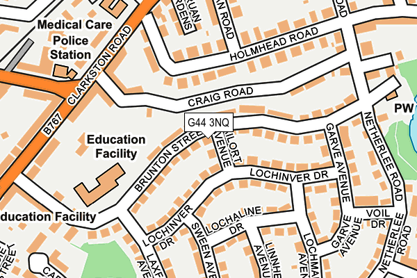 G44 3NQ map - OS OpenMap – Local (Ordnance Survey) G44 3NQ map - OS OpenMap – Local (Ordnance Survey)