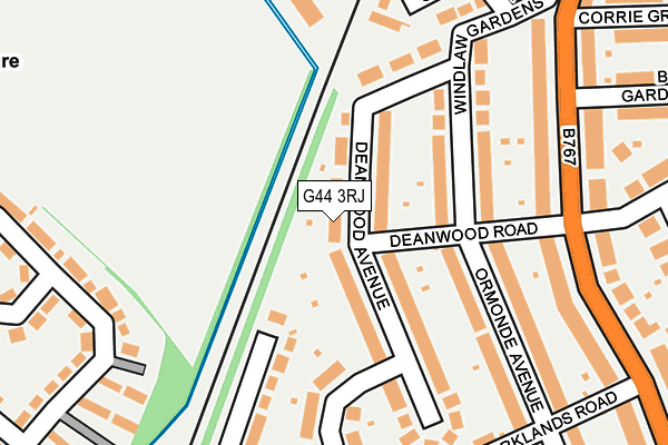 G44 3RJ map - OS OpenMap – Local (Ordnance Survey) G44 3RJ map - OS OpenMap – Local (Ordnance Survey)