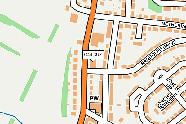 G44 3UZ map - OS OpenMap – Local (Ordnance Survey) G44 3UZ map - OS OpenMap – Local (Ordnance Survey)