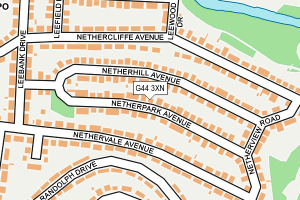 G44 3XN map - OS OpenMap – Local (Ordnance Survey) G44 3XN map - OS OpenMap – Local (Ordnance Survey)