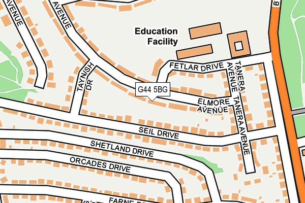 G44 5BG map - OS OpenMap – Local (Ordnance Survey) G44 5BG map - OS OpenMap – Local (Ordnance Survey)