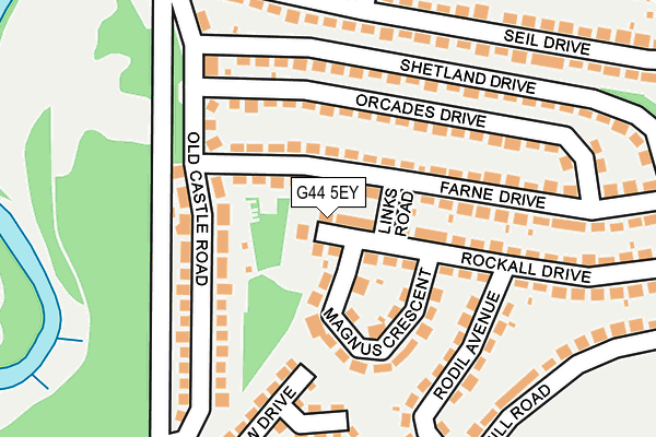 G44 5EY map - OS OpenMap – Local (Ordnance Survey) G44 5EY map - OS OpenMap – Local (Ordnance Survey)