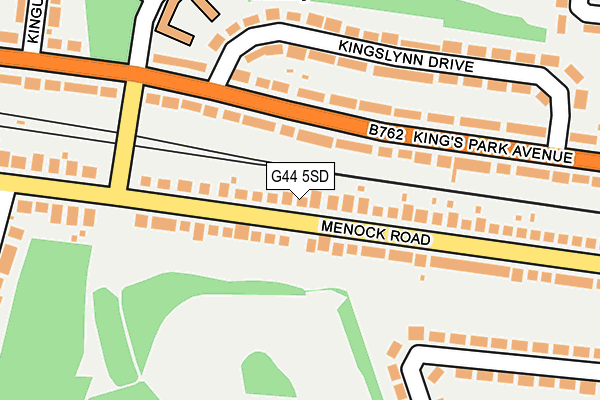 G44 5SD map - OS OpenMap – Local (Ordnance Survey) G44 5SD map - OS OpenMap – Local (Ordnance Survey)