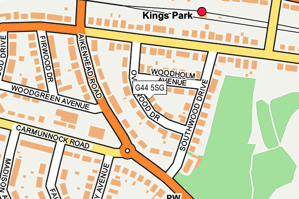 G44 5SG map - OS OpenMap – Local (Ordnance Survey) G44 5SG map - OS OpenMap – Local (Ordnance Survey)