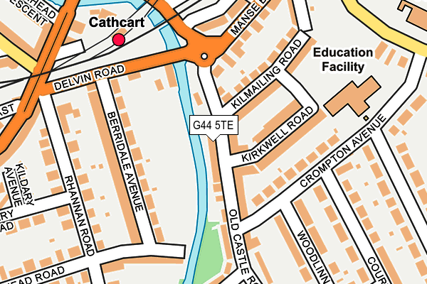 G44 5TE map - OS OpenMap – Local (Ordnance Survey) G44 5TE map - OS OpenMap – Local (Ordnance Survey)