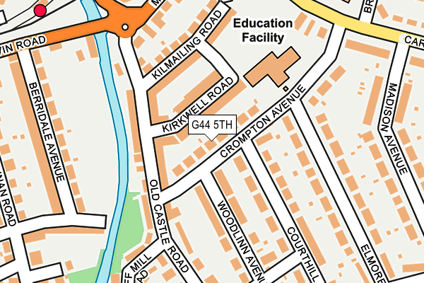 G44 5TH map - OS OpenMap – Local (Ordnance Survey) G44 5TH map - OS OpenMap – Local (Ordnance Survey)