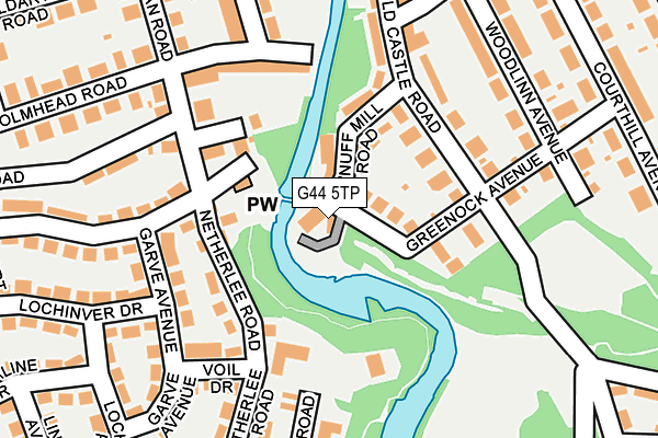 G44 5TP map - OS OpenMap – Local (Ordnance Survey) G44 5TP map - OS OpenMap – Local (Ordnance Survey)
